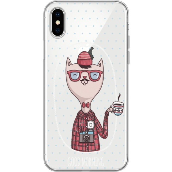 

силиконовый Boxface Apple iPhone X Good Morning (32139-cc42)