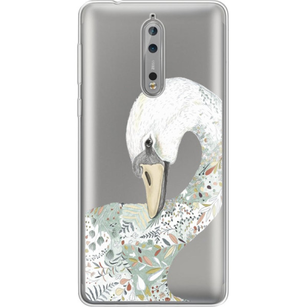 

силиконовый Boxface Nokia 8 Swan (32213-cc24)