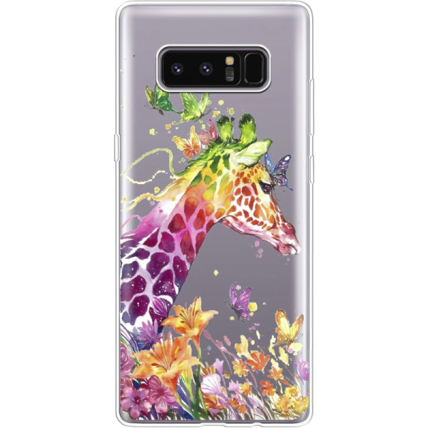 

силиконовый Boxface Samsung N950F Galaxy Note 8 Colorful Giraffe (32371-cc14)