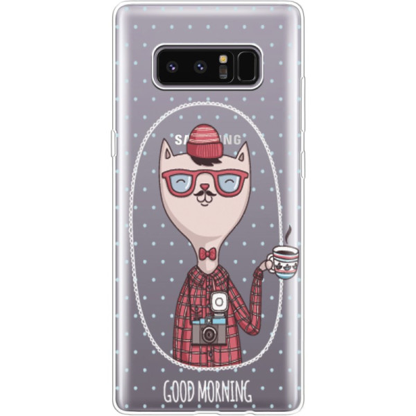 

силиконовый Boxface Samsung N950F Galaxy Note 8 Good Morning (32371-cc42)