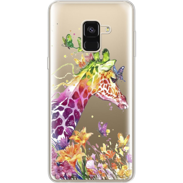 

силиконовый Boxface Samsung A530 Galaxy A8 (2018) Colorful Giraffe (32657-cc14)