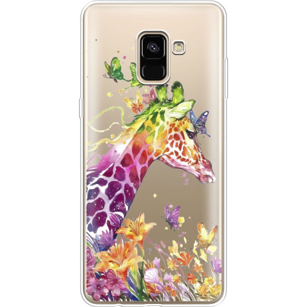 

силиконовый Boxface Samsung A730 Galaxy A8 Plus (2018) Colorful Giraffe (32658-cc14)