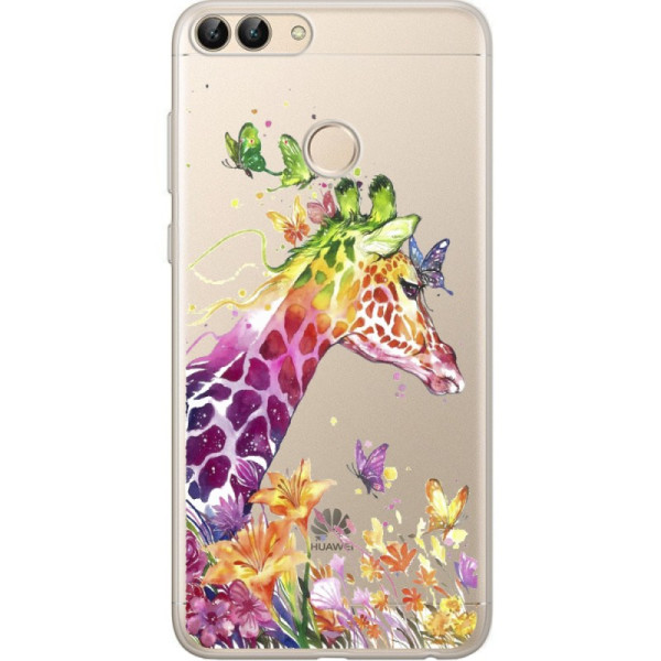 

Силиконовый чехол BoxFace Huawei P Smart Colorful Giraffe (32669-cc14)