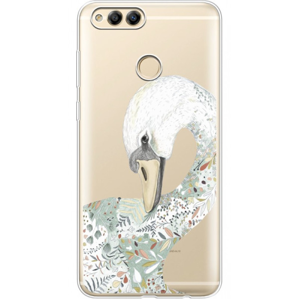 

силиконовый Boxface Huawei Honor 7x Swan (32670-cc24)