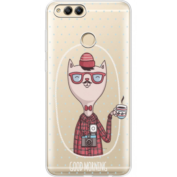 

силиконовый Boxface Huawei Honor 7x Good Morning (32670-cc42)