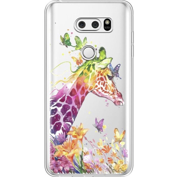 

силиконовый Boxface LG V30 / V30 Plus H930DS Colorful Giraffe (32860-cc14)