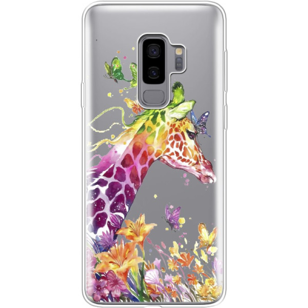 

силиконовый Boxface Samsung G965 Galaxy S9 Plus Colorful Giraffe (32974-cc14)