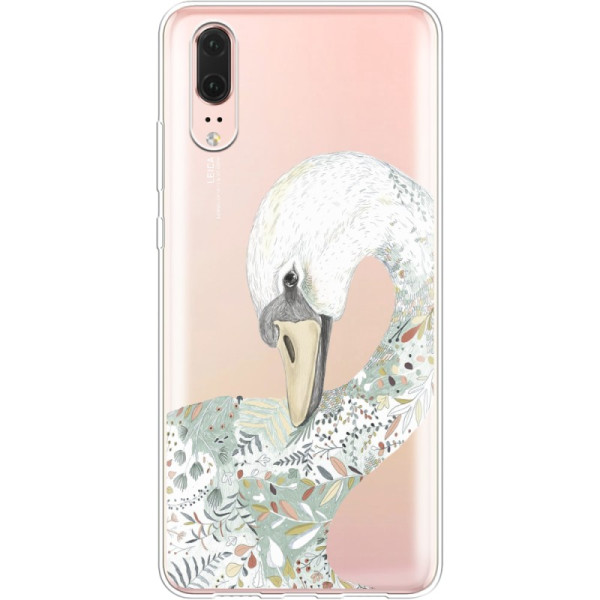 

силиконовый Boxface Huawei P20 Swan (33128-cc24)