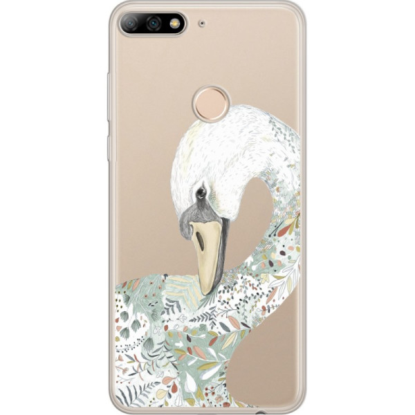 

силиконовый Boxface Huawei Y7 Prime 2018 Swan (33373-cc24)