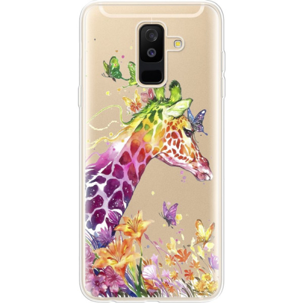 

силиконовый Boxface Samsung A605 Galaxy A6 Plus 2018 Colorful Giraffe (33377-cc14)