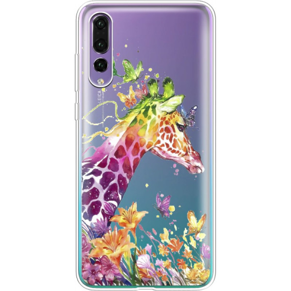 

Силиконовый чехол BoxFace Huawei P20 Pro Colorful Giraffe (33498-cc14)