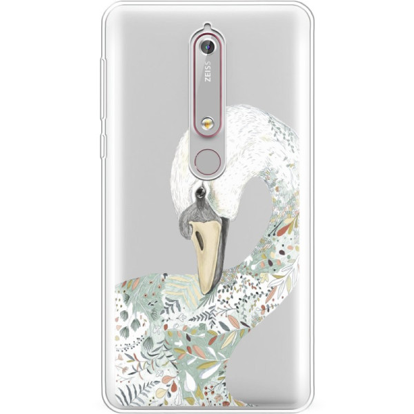 

силиконовый Boxface Nokia 6 (2018) Swan (33499-cc24)