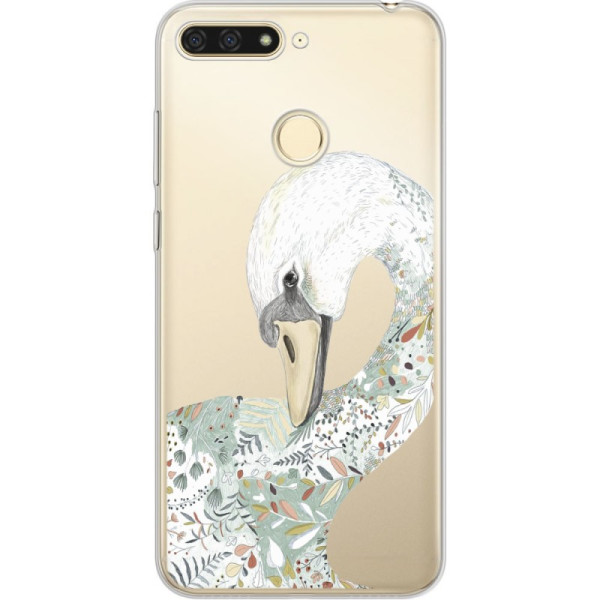 

силиконовый Boxface Huawei Honor 7C Swan (33830-cc24)