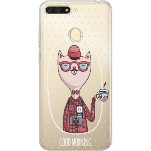 

силиконовый Boxface Huawei Honor 7C Good Morning (33830-cc42)