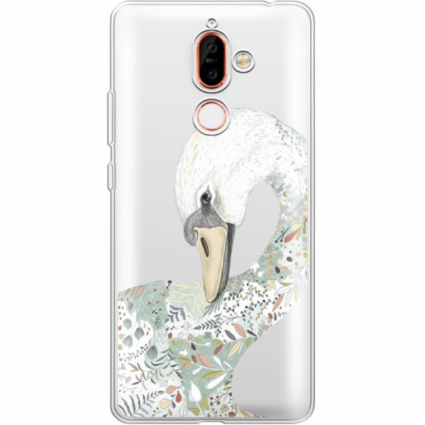 

силиконовый Boxface Nokia 7 Plus Swan (34038-cc24)