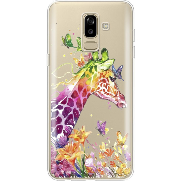 

силиконовый Boxface Samsung J810 Galaxy J8 2018 Colorful Giraffe (34856-cc14)
