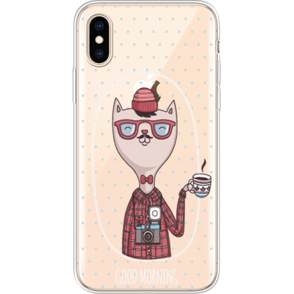 

силиконовый Boxface Apple iPhone XS Good Morning (35413-cc42)