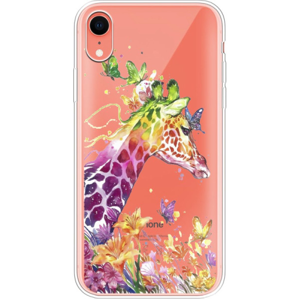 

силиконовый Boxface Apple iPhone XR Colorful Giraffe (35417-cc14)