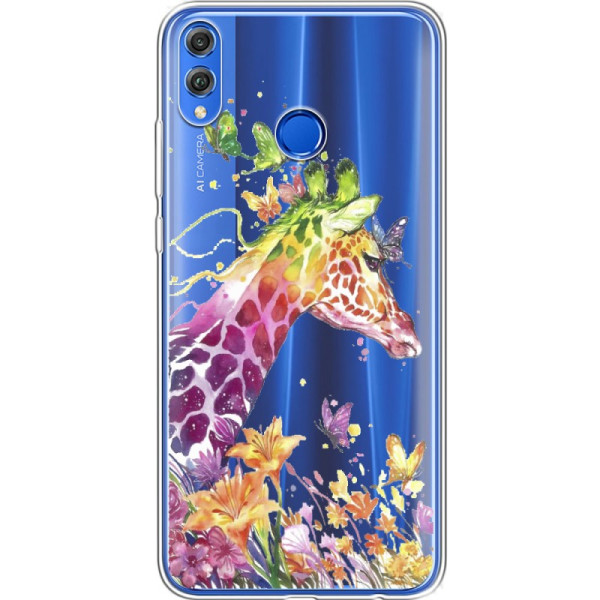 

Чехол силиконовый Boxface Huawei Honor 8x Colorful Giraffe (35419-cc14)