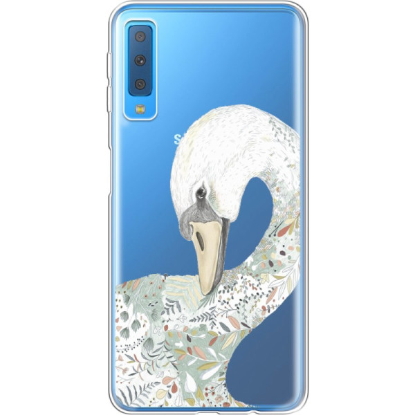 

силиконовый Boxface Samsung A750 Galaxy A7 2018 Swan (35481-cc24)