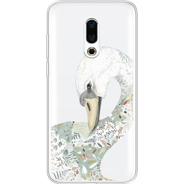 

силиконовый Boxface Meizu 16 Plus Swan (35583-cc24)