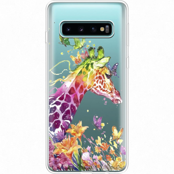 

силиконовый Boxface Samsung G973 Galaxy S10 Colorful Giraffe (35853-cc14)