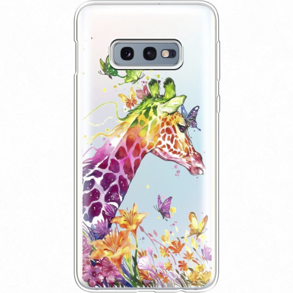 

силиконовый Boxface Samsung G970 Galaxy S10e Colorful Giraffe (35855-cc14)