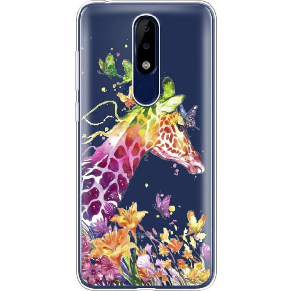 

Чехол силиконовый Boxface Nokia 5.1 Plus Colorful Giraffe (36117-cc14)