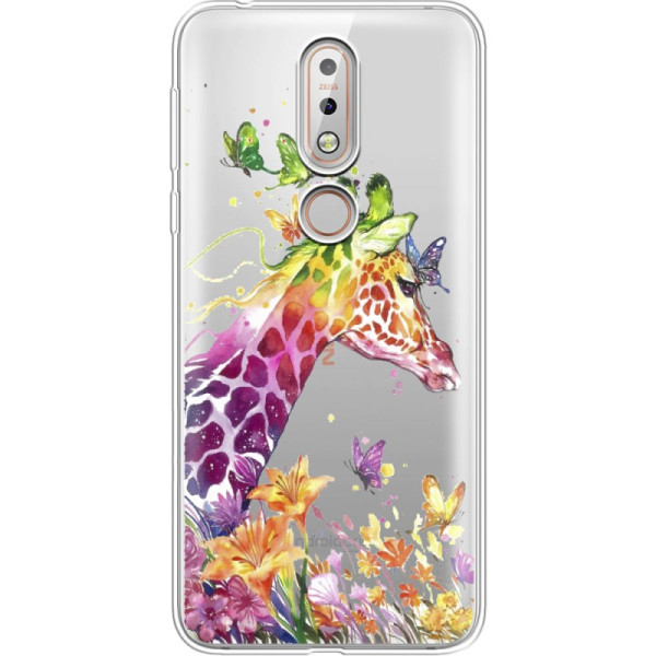 

Чехол силиконовый Boxface Nokia 7.1 Colorful Giraffe (36118-cc14)