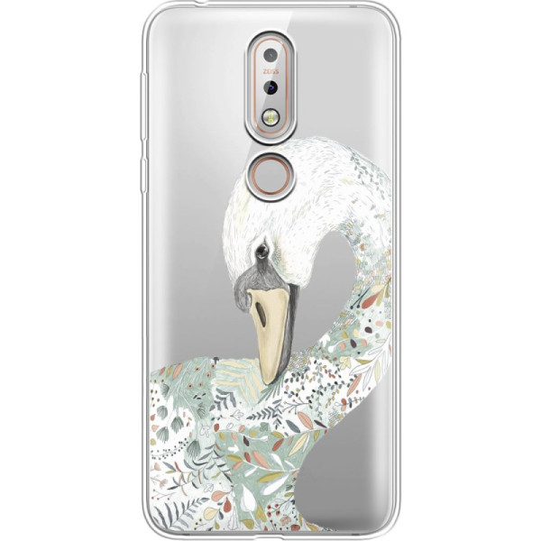 

силиконовый Boxface Nokia 7.1 Swan (36118-cc24)