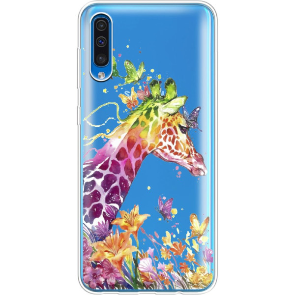 

силиконовый Boxface Samsung A505 Galaxy A50 Colorful Giraffe (36417-cc14)