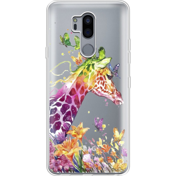 

силиконовый Boxface LG G7 / G7 Plus ThinQ Colorful Giraffe (36425-cc14)