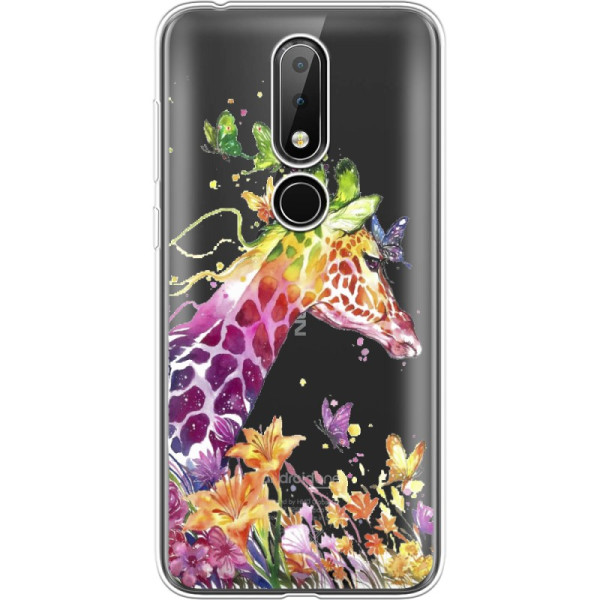 

Чехол силиконовый Boxface Nokia 6.1 Plus Colorful Giraffe (36788-cc14)