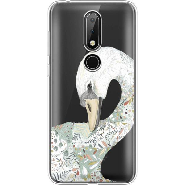 

силиконовый Boxface Nokia 6.1 Plus Swan (36788-cc24)