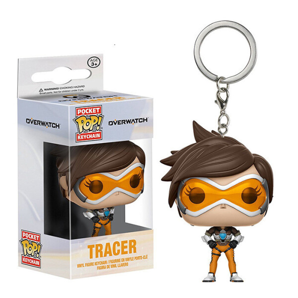 

Фигурка брелок Tracer Овервотч Overwatch Funko Pop 4 cм OW T 92