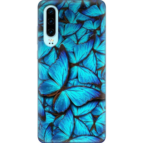 

Силиконовый чехол BoxFace Huawei P30 лазурные бабочки (36851-up1550)
