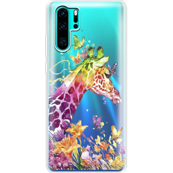 

Силиконовый чехол BoxFace Huawei P30 Pro Colorful Giraffe (36855-cc14)