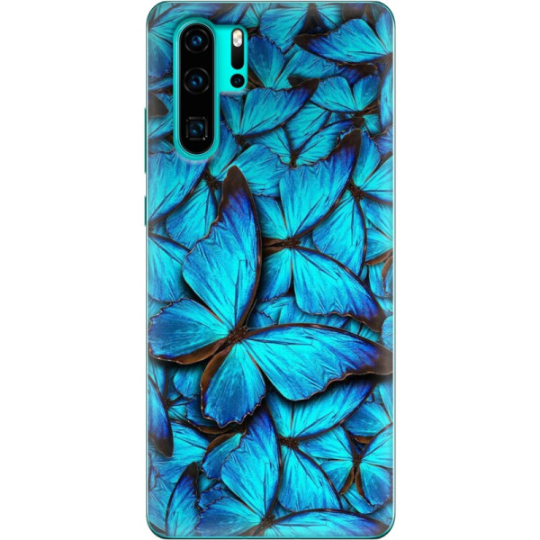 

Силиконовый чехол BoxFace Huawei P30 Pro лазурные бабочки (36855-up1550)