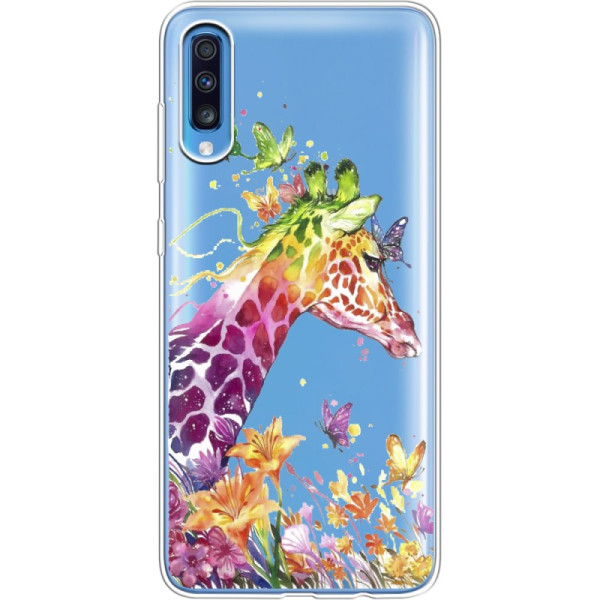 

силиконовый Boxface Samsung A705 Galaxy A70 Colorful Giraffe (36860-cc14)