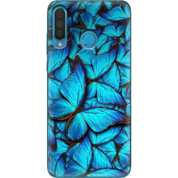 

Силиконовый чехол BoxFace Huawei P30 Lite лазурные бабочки (36871-up1550)