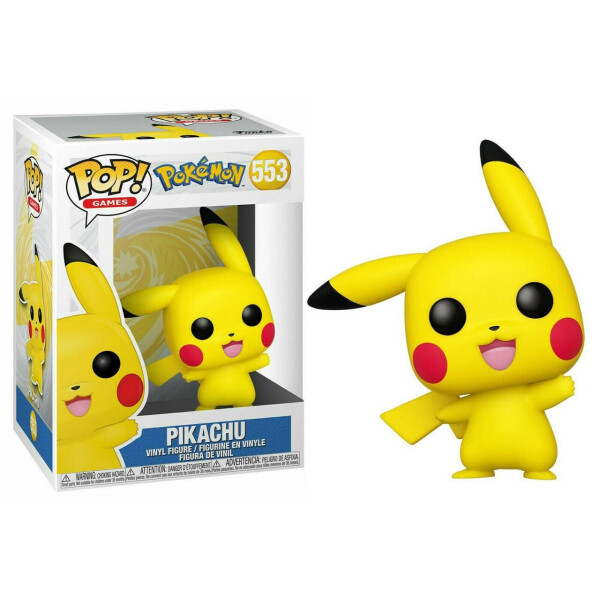 

Фигурка Funko Pop Фанко Поп Покемон Пикачу Pokemon Pikachu Waving 10 см P W 553