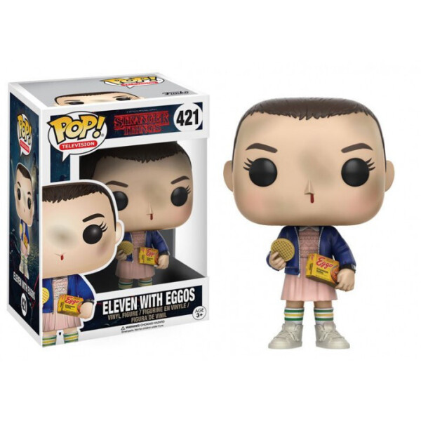 

Фигурка Funko Pop Фанко Поп Очень странные дела Stranger Things Eleven with Eggos 10 см ST EW 421