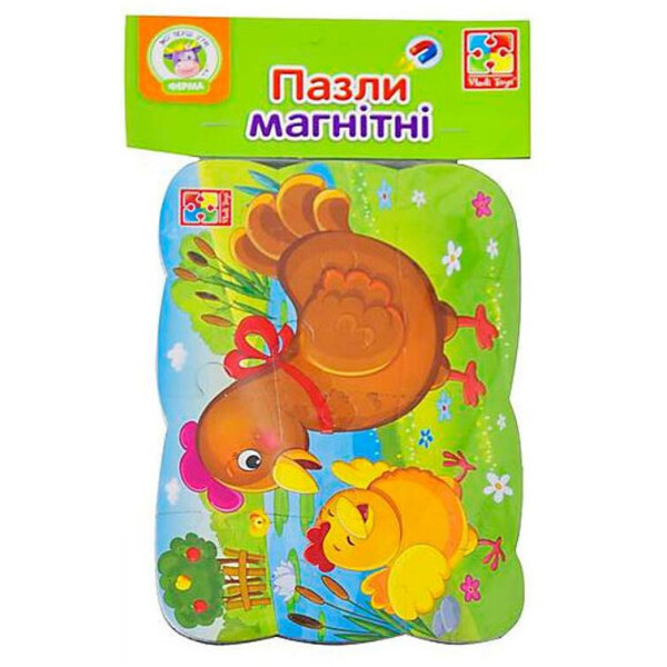 

Пазлы на магните А5 Курочка и ципленок УКР VT3205-78