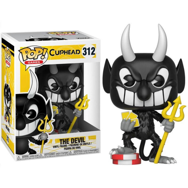 

Фигурка Funko Pop Фанко Поп Дьявол Чашкоголовый Games Cuphead The Devil 10 см Game C D 312