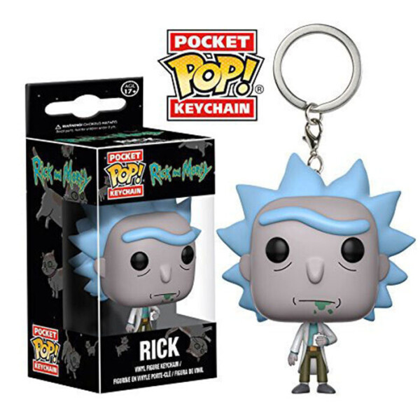

Фигурка брелок Funko Pop Фанко Поп Рик Рик и Морти Rick and Morty Rick Pocket 4 см Trinket RM 112