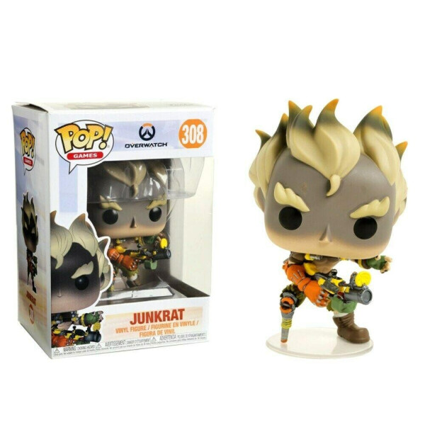 

Фигурка Funko Pop Фанко Поп Крысавчик Джанкрат Овервотч Junkrat Overwatch 10 см ОW J 308