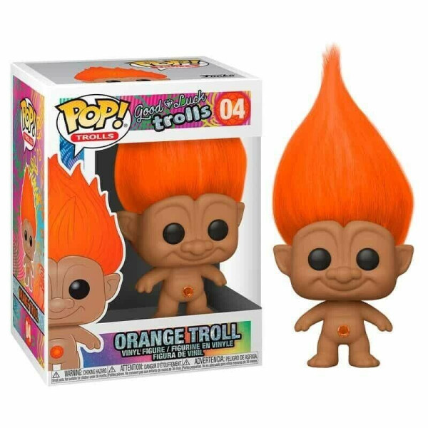 

Фигурка Funko Pop Фанко Поп Тролли на удачу Оранжевый Тролль Good Luck Trolls Orange Troll 10 см cart T OT 04