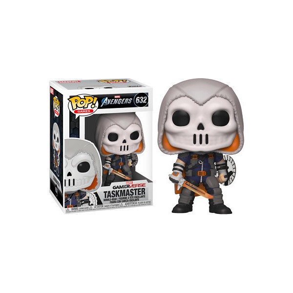 

Фигурка Funko Pop Фанко Поп Мстители Игра Тони Мастерс Avengers Game Taskmaster 10 см AG T 632