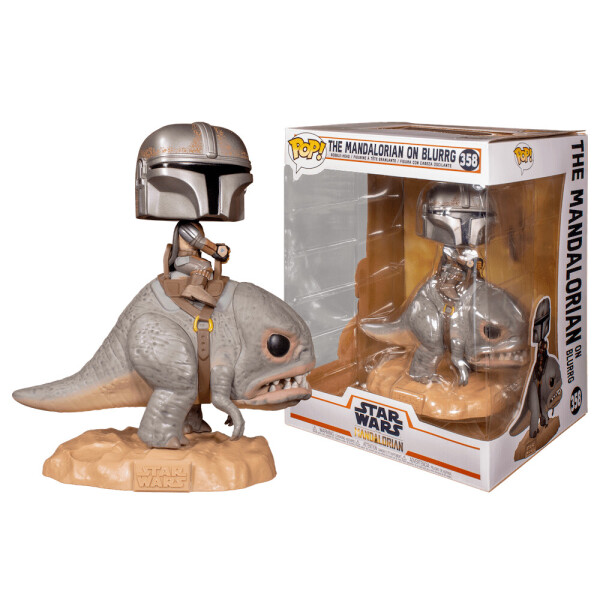 

Фигурка Funko Pop Фанко Поп Мандалорец Мандалорец на блурге The Mandalorian on Blurrg 15 см Movies TM MB 358
