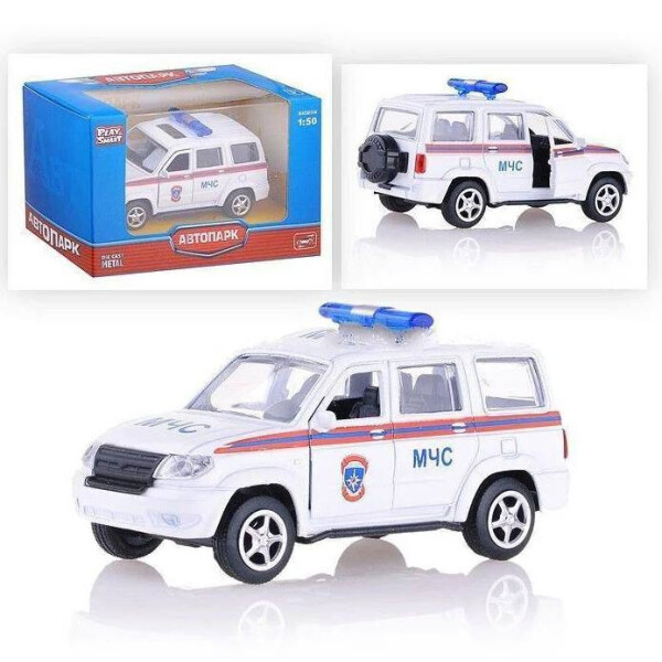 

RUS Модель джип PLAY SMART 6403A Автопарк МЧС